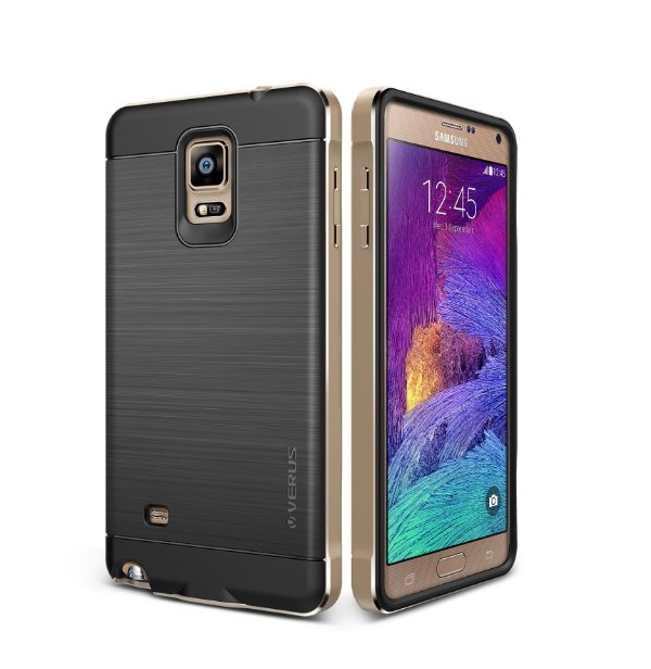 Galaxy Note 4 Case Verus New Iron Shield shine gold